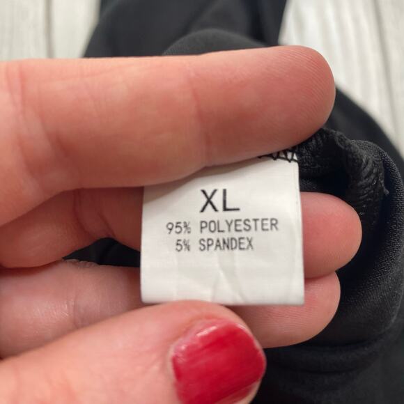 Nikki Lund Women's Black Kate Long Sleeve Knit Dress Size XL X-Large - Picture 11 of 12